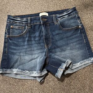 Ariya Dark Blue Jean Shorts